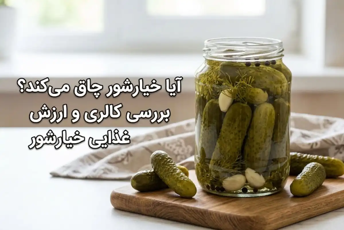 آیا خیارشور چاق می‌کند؟ بررسی کالری و ارزش غذایی خیارشور